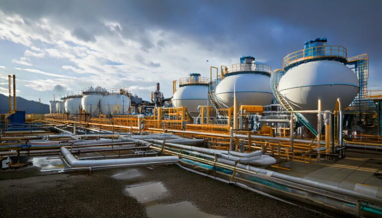 gas distribution plant