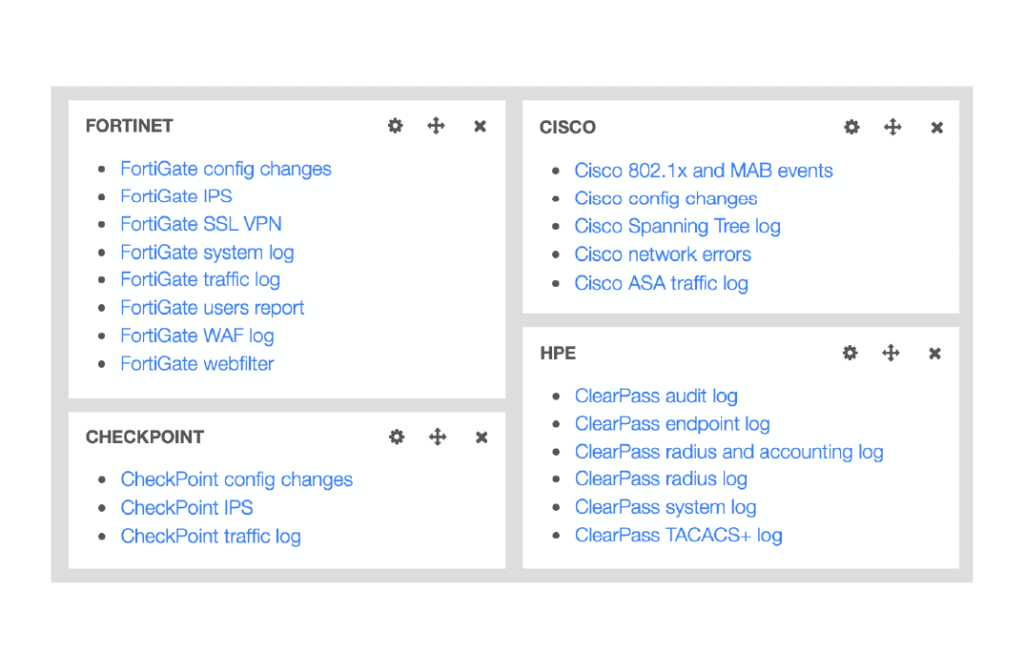 firewall reports screenshot