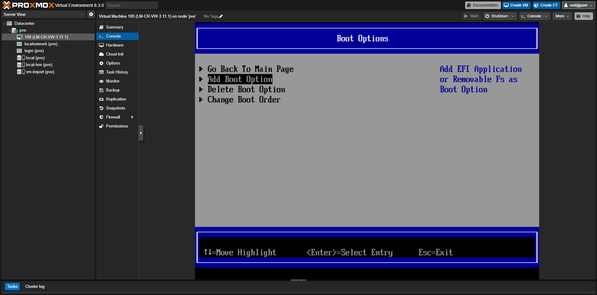 UEFI - Add Boot Option