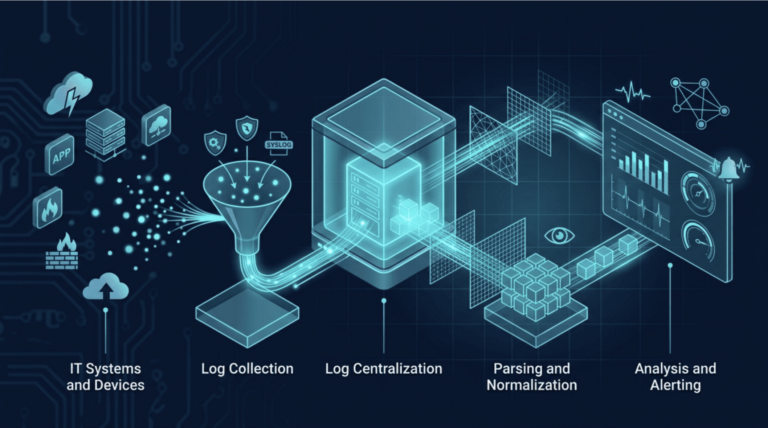 how event log management works illustration
