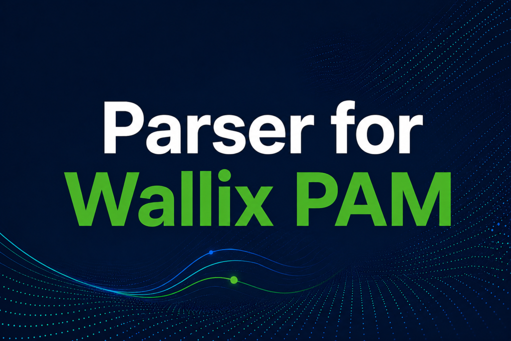 Wallix PAM (Bastion) parser for Logmanager