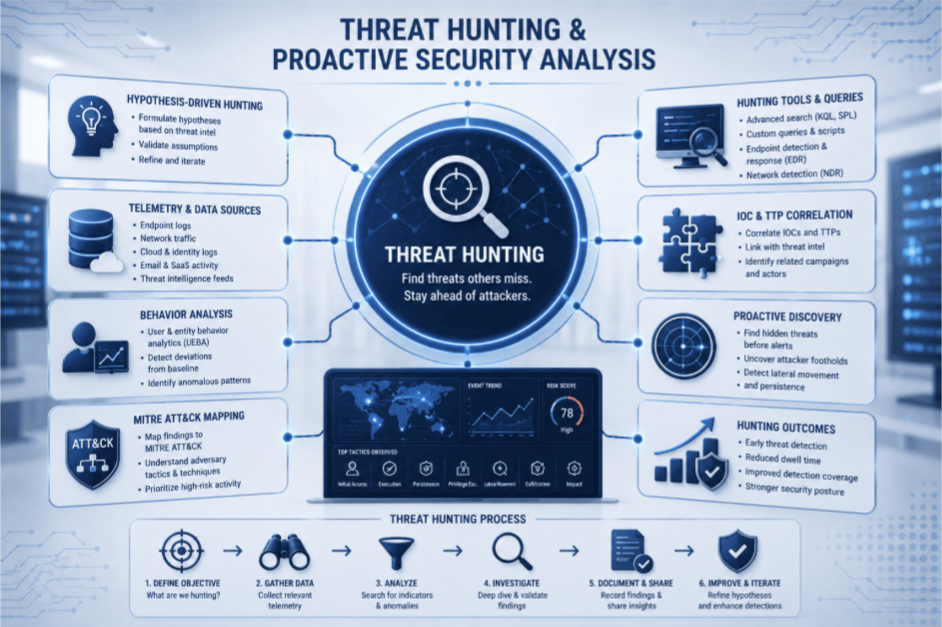 SIEM use case threat hunting