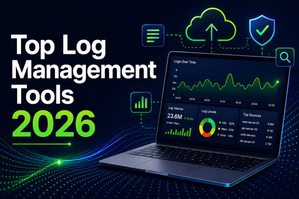 top log management tools hero img