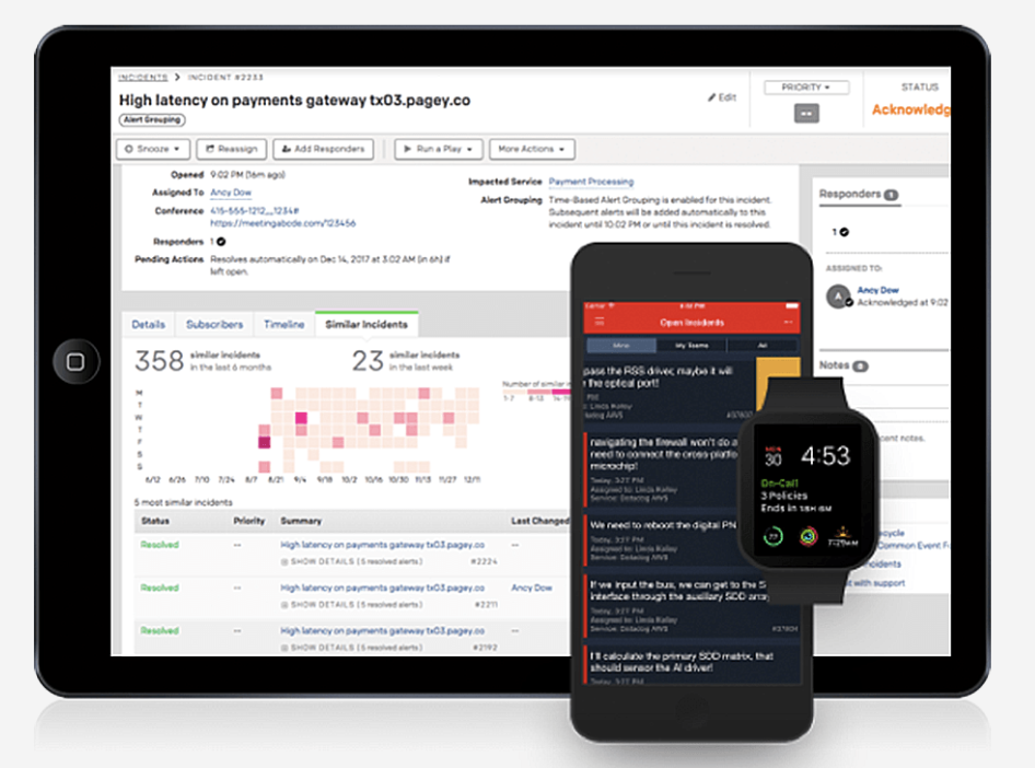 pagerduty UI